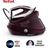 Tefal Pro Express Vision 8.3 Bar Basınçlı LED Aydınlatmalı Buhar Kazanlı Ütü - Kireç Önleyici Sistem, Akıllı Otomatik Buhar, Şok Buhar Etkisi ve Sessiz Mod - Bordo - Siyah