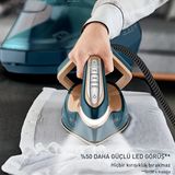 Tefal Pro Express Vision Max - 3000W 9 Bar Buhar Kazanlı Ütü - 215G Sürekli Buhar - 850G Şok Buhar - LED Işıklı - Damlama Önleyici - Kullanım Sırasında Su Ekleyebilme