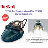 Tefal Pro Express Vision Max GV9920 Buhar Kazanlı Ütü + Xiaomi Bluetooth Hoparlör Hediye - Lacivert