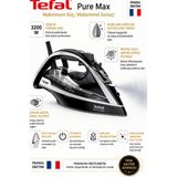 Tefal Pure Max 3200W Buharlı Ütü, 290G Şok Buhar, Durilium Airglide Autoclean Taban, Yıkanabilir Kireç Filtresi ve Ekstra Güvenlik Sensörü