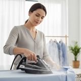 Tefal Pure Max 3200W Kireç Avcısı Ütü, 290G Dev Şok Buhar, Akıllı Güvenlik Sistemi, Hızlı Isınma Teknolojisi ve Su Damlatmaz Taban - Siyah