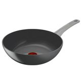 Tefal Renew On İndüksiyonlu Wok Tava 28 Cm, Seramik Conta, Çevre Dostu Geri Dönüştürülmüş, İdeal Kızartma Sıcaklığında Termal Sinyal, Her Türlü Ocak İçin Uygun, Fransa'da Üretilmiştir, Gri, C42719