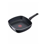 Tefal SimpleCook Titanyum 26 cm Izgara Tava, Siyah, Yapışmaz