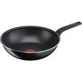 Tefal SimplyClean 1X Difüzyon Tabanlı Wok Tava - 28 cm - Siyah