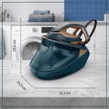 Tefal Siyah-Altın Kazanlı Ütü 180 G/dk Yoğun Buhar | 9 Bar, 3000 W, 750 G Şok, LED Aydınlatmalı Uç, 1,2 L, Zorlu Kumaşlara Uygun - Siyah - Altın