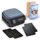 Tefal Snack Collection Sandviç Ve Waffle Makinesi, 700W, 2 Çıkarılabilir Tabak Seti Dahil, Yapışmaz Kaplama, Yerden Tasarruf, Tarif Kitapları D