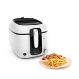 Tefal Super Uno Fritöz, Koku Filtresi, Yağ Sıçrama Korumalı Fritöz, Beyaz/Siyah, Fr3140