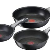 TEFAL Titanium 6x Unlimitedone Indüksiyon Tabanlı 3'lü Tava Seti 20/24/28cm