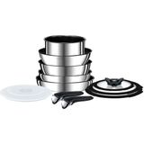 Tefal Titanium Ingenio Preference Tencere Seti 12 Parça Siyah Titanyum Kaplama - 22 cm