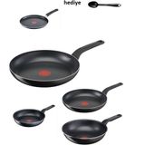 Tefal Titanyum 2X Xl Force 6 Parça Siyah Difüzyon Tabanlı Tava Seti