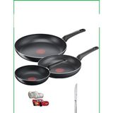 Tefal Titanyum 2x Xl Force Difüzyon Tabanlı Tava Seti - Siyah
