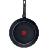 Tefal Titanyum 2X XL Intense Difüzyon Tabanlı Tava - 28 cm - Siyah - Düz Tava