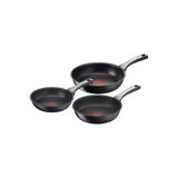 Tefal Titanyum 3'lü Tava Seti 20/24/28 cm, Siyah, Yapışmaz Taban