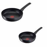 Tefal Titanyum 3x Ultimate One Siyah 24+26 cm Multipan Tava Seti