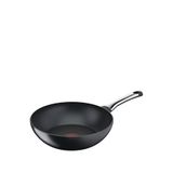 Tefal Titanyum 6x Excellence İndüksiyon Tabanlı Wok Tava 28 Cm - Siyah