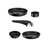 TEFAL Titanyum 6x Indüksiyon Tabanlı Mix Tava -24 22 26wok 16 Soslıuk Tutma Sapı