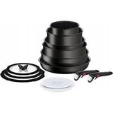 Tefal Titanyum Ingenio Unlimited 6x Büyük Set 13 Parça Siyah