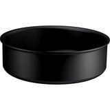 Tefal Titanyum Kaplama 24 cm Kısa Tencere - Yapışmaz Taban, Premium Pişirme, Indüksiyon Uyumlu - Siyah