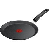 Tefal Titanyum Kaplama 24 cm Krep Tava - Yapışmaz Taban, Premium Pişirme - Siyah