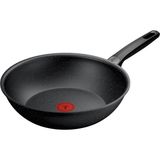 Tefal Titanyum Kaplama 24 cm Wok Tava - Yapışmaz Taban, Premium Pişirme - Siyah