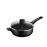 Tefal Titanyum Taş Tencere 26 Cm + Kapak, Yüksek Performanslı Yapışmaz Kaplama, Metal Spatulaya Uygun, İndüksiyon Dahil Her Türlü Ocak, E1053345