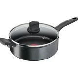 Tefal, Ultimate İndüksiyon Yapışmaz Sote Tavası, 26Cm + Kapak, G2683372, Sağlam Sap, Alüminyum, Yapışmaz Kaplama, Thermo Signal™ Teknolojisi, Bulaşık Makinesinde Yıkanabilir