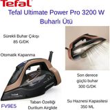 Tefal Ultimate Power Pro 3200 W Buharlı Ütü + Dijital Mutfak Tartısı Hediye