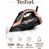 Tefal Ultimate Power Pro Buharlı Ütü 3200W 300 gr Şok Buhar Akıllı Ekran - Kahverengi