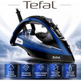 Tefal Ultimate Pure Buharlı Ütü 3200W Güçlü Buhar Performanslı Durilium Airglide Tabanlı - Siyah - Bakır