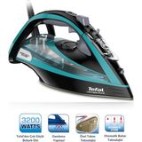 Tefal Ultimate Pure Kırışıklık Giderici 3200 Watt Kireç Avcısı Buharlı Ütü, Özel Taban Teknolojisi - Şık Tasarım +Tiftik Toplayıcı - Yeşil