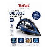 TEFAL Ultimate Pure Yüksek Basınçlı Buharlı Ütü 3200 W 260 gr Şok Buhar Kireç Filtreli Çizilmez Taban