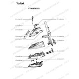 Tefal Uyumlu Fv9845 Buhar Kazanlı Ütü Kolu Cs-00147157