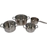 Tefal Virtuoso Tencere Seti 7 Parça - (No Color) - 16cm(1.3l), 20cm(2.7l), 24cm(4.7), 16cm(1.3l kapaksız)