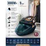 Tefal Vision Max 3000W 9 Bar Buhar Kazanlı Ütü - 215G Sürekli Buhar - 850G Şok Buhar - LED Işıklı - Damlama Önleyici - Kullanım Sırasında Su Ekleyebilme - GV9920