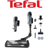 Tefal X-Force Flex 14.80 Aqua TY9BC1WO Islak Kuru Şarjlı Dikey Süpürge Outlet Teşhir Ürün - Siyah