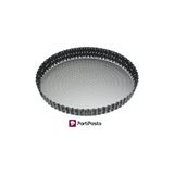 Teflon Delikli Tart Kalıbı 28 cm - Siyah