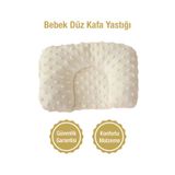 TEGA Müslin Kumaş Bebek Yastığı, Düz Kafa Yastığı, Bebek Kafa Yastığı, Düz Kafa Sendromu Önlem Yastığı