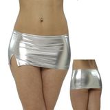 Tegan TP060915 Yırtmaçlı Mini Etek - Gold - XS