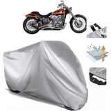 Tegin ACC | Harley-Davidson Cvo Breakout (Bağlantı Tokalı) Uyumlu Solarblock Prime Uyumlu Motosiklet Brandası | Su Geçirmez, %99 UV, Yansıtıcı Gümüş Üst