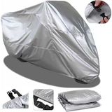 Tegin ACC | Harley-Davidson Road King Special Uyumlu Solarblock Prime Uyumlu Motosiklet Brandası | Su Geçirmez, %99 UV, Yansıtıcı Gümüş Üst, 360° Lastikli, Taşıma Çantalı