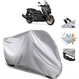 Tegin ACC | Yamaha X-Max 400 Tech Max Arka Çanta (Bağlantı Tokalı) Uyumlu Solarblock Uyumlu Motosiklet Brandası | Su Geçirmez, %99 UV, Yansıtıcı Gümüş Üst