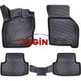 Tegin Audi A3 2022 3D Siyah Havuzlu Paspas