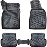Tegin Audi A4 B6 2001-2006 3D Siyah Havuzlu Paspas