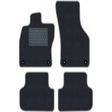 Tegin Audi A4 Cabrio 2002-2007 Siyah Halı Gri Kenar Petek Topuk 2250 gr Paspas