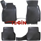 Tegin Audi A7 2019 3D Siyah Havuzlu Paspas