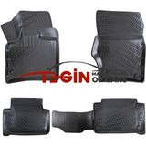 Tegin Audi Q7 2009 3D Siyah Havuzlu Paspas