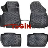 Tegin Citroen Berlingo 90 Hp 2018 3D Siyah Havuzlu Paspas