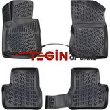 Tegin Citroen C3 2003 3D Siyah Havuzlu Paspas