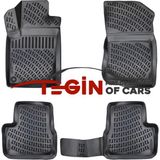 Tegin Citroen C3 2015 3D Siyah Havuzlu Paspas