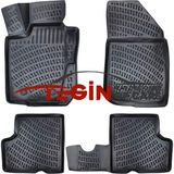 Tegin Dacia Duster 4x4 2009 3D Siyah Havuzlu Paspas